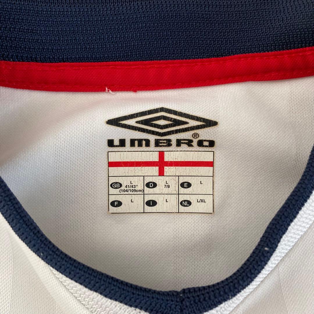 イングランド代表 ユニフォーム ホーム UMBRO 白/ホワイト 長袖 L