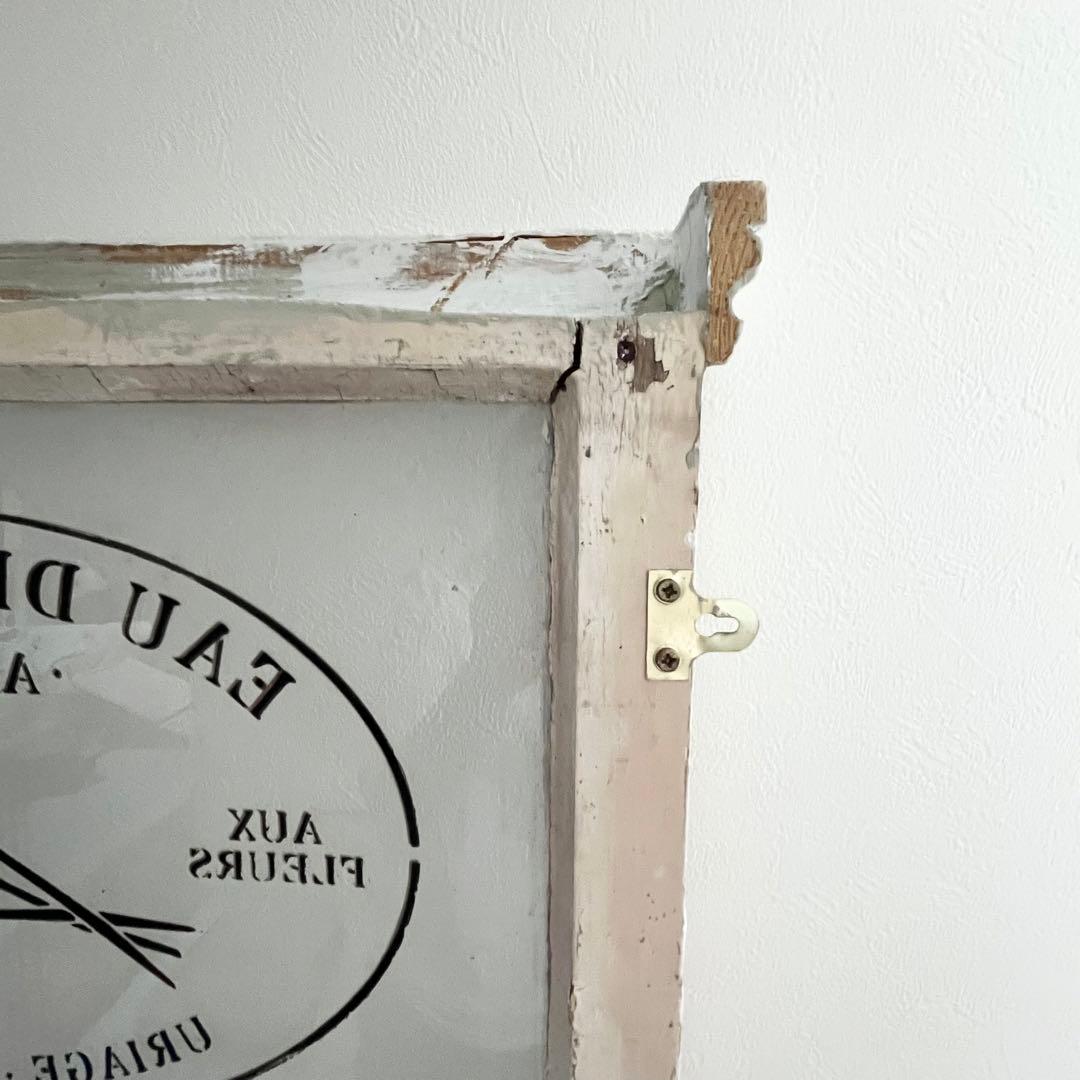 フランス アンティーク 香水メーカー ショップウィンドウ ガラス窓 窓枠