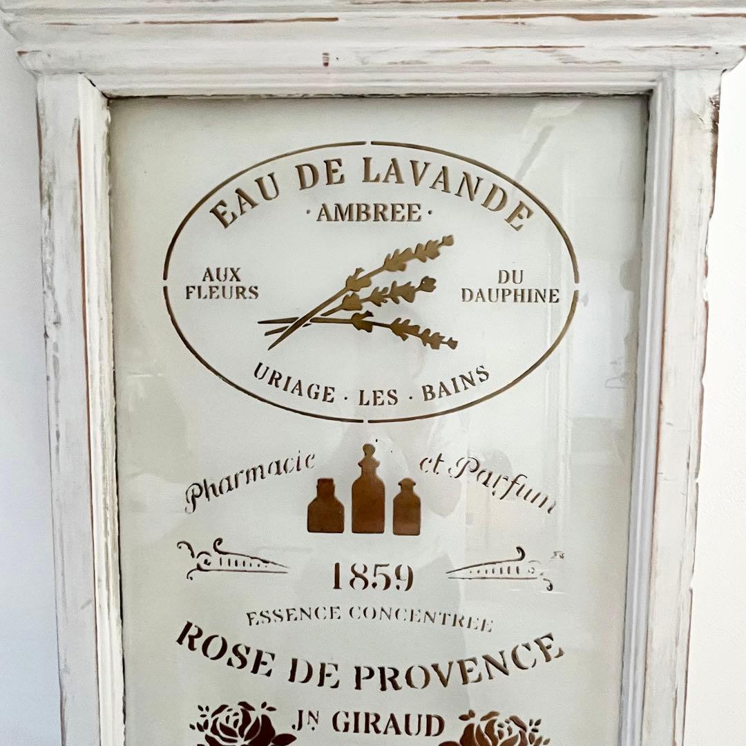 フランス アンティーク 香水メーカー ショップウィンドウ ガラス窓 窓枠