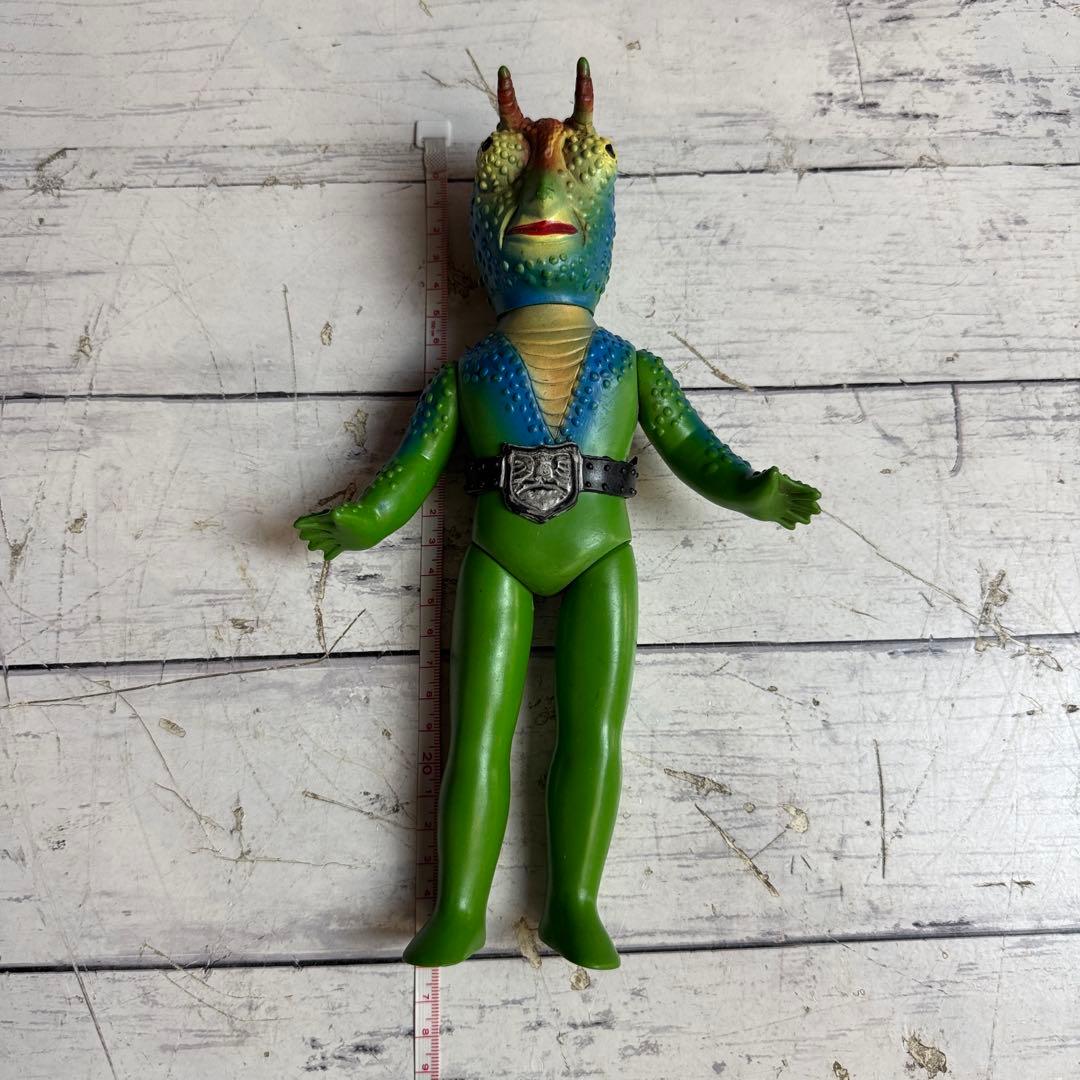 死神カメレオン ソフビ 仮面ライダー怪人 当時物 旧バンダイ 死神 怪人