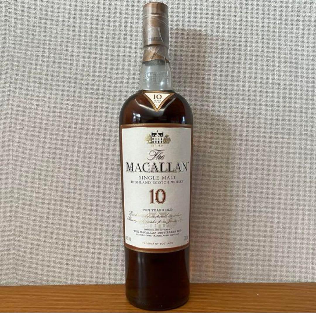 The Macallan 10年 シェリーカスク　旧ボトル　マッカラン