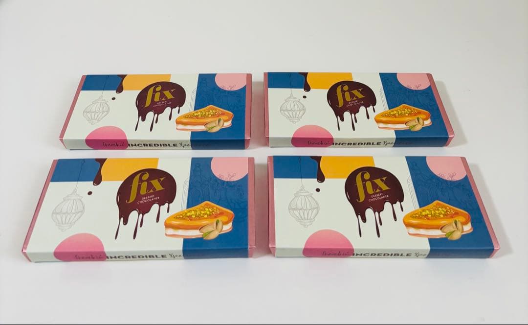 ドバイチョコfix dessert chocolatierピスタチオ味 4個売り