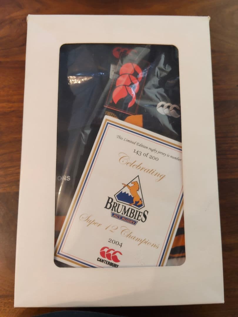 激レア　2004年BRUMBIES優勝ラグビージャージ