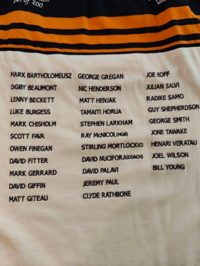 激レア　2004年BRUMBIES優勝ラグビージャージ