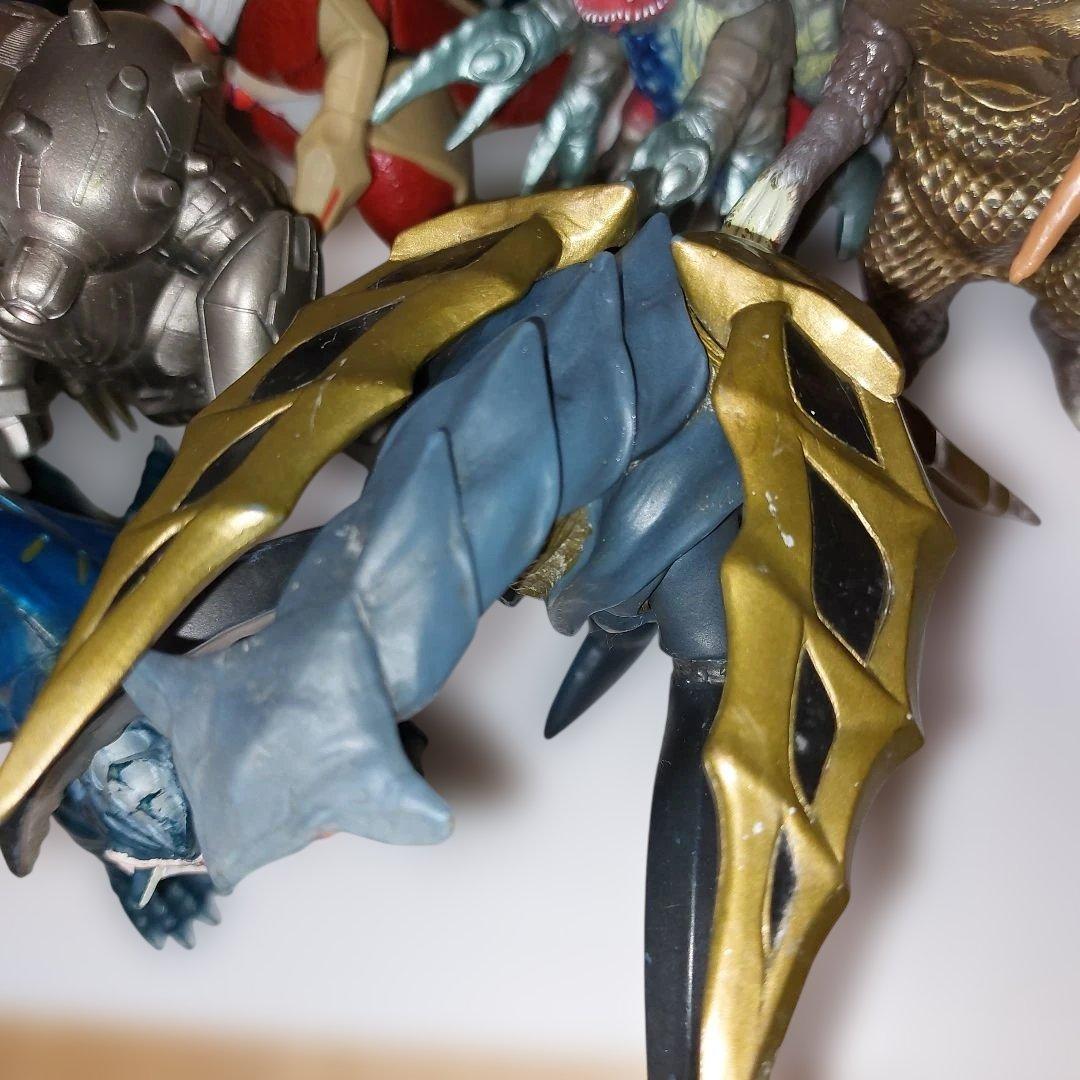 ウルトラマン　旧ウルトラ怪獣まとめ売り　キングギドラ、モゲラ他 当時物ソフビ