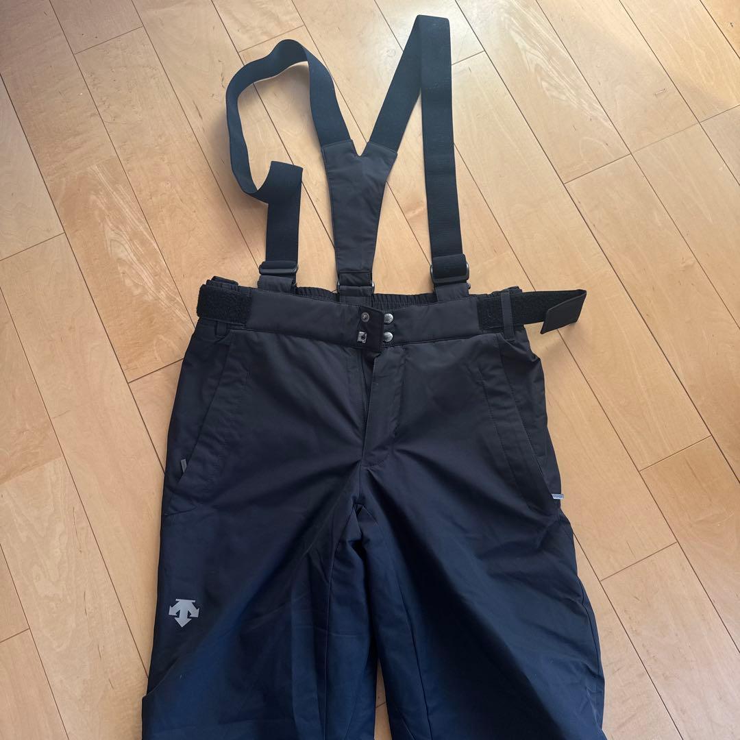 DESCENTE スキーウェア ジャケット&パンツセット Sサイズ ブラック