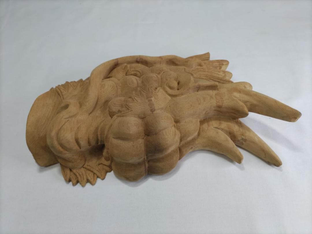 【龍頭】社寺仏閣、山車、屋台、神殿、だんぢり彫刻 　幅30ｃｍ