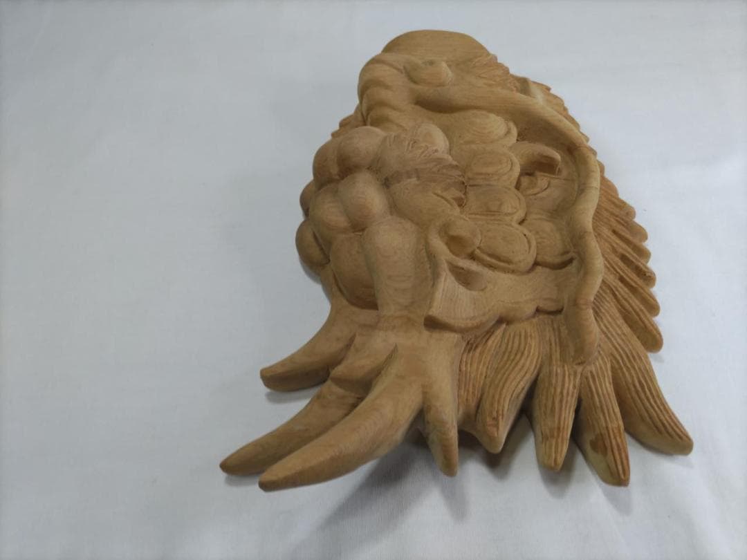 【龍頭】社寺仏閣、山車、屋台、神殿、だんぢり彫刻 　幅30ｃｍ