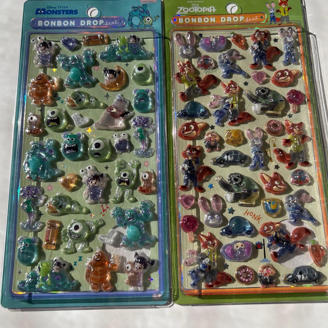 【国内正規品】ディズニーボンボンドロップシール8点セット