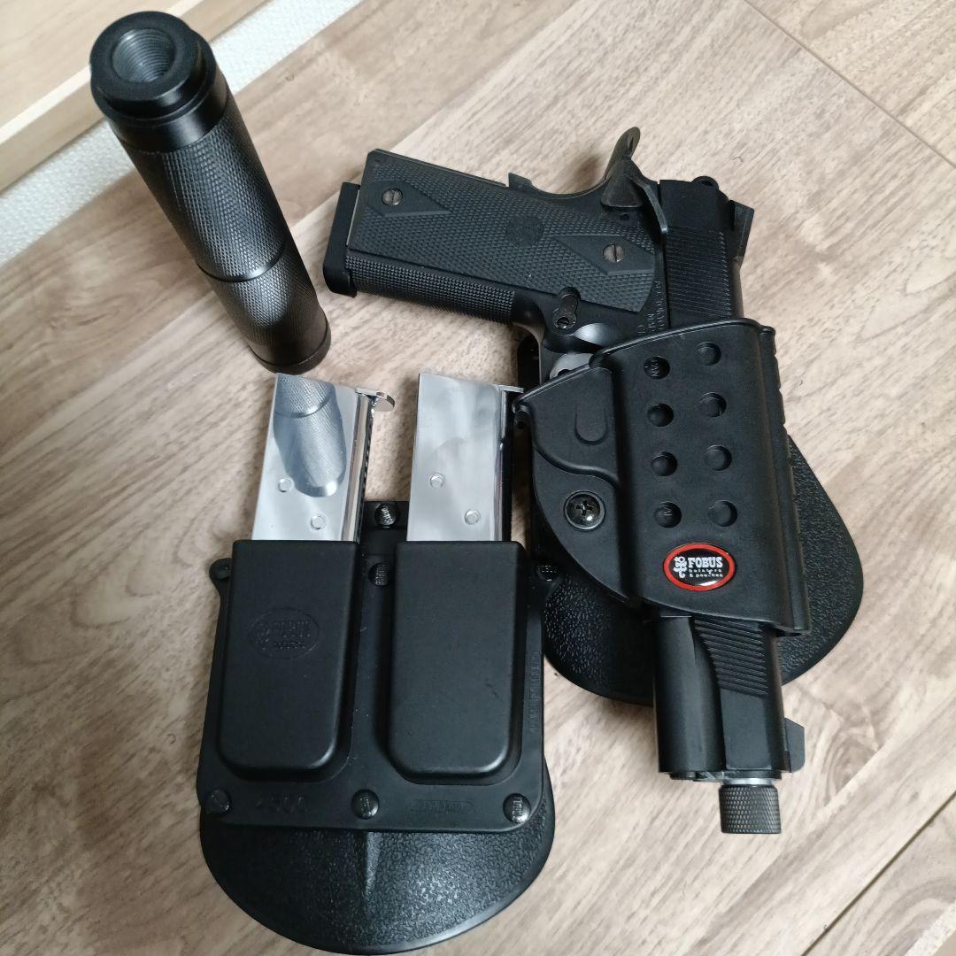 ガバメント 1911 MEUピストル バレル14mm逆ネジ組み込み済