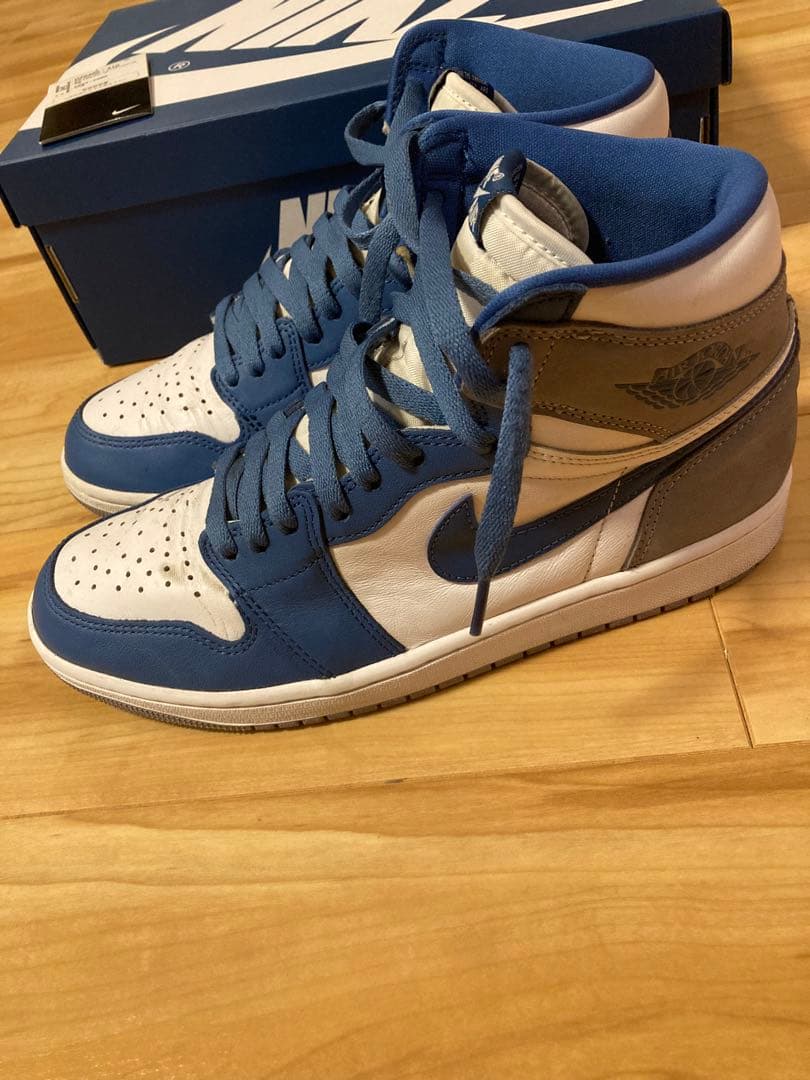 シューズ(男性用) JORDAN1 high og TRUE BLUE US9.5 27.5cm