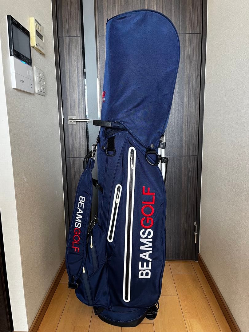 人気良品定番beams golfビームスゴルフ　スタンド型キャディバッグ 9型