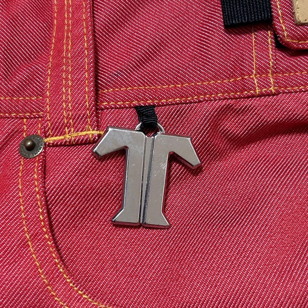 【2479】✨希少✨ TECHNINE テックナイン スノーボードパンツ　赤系