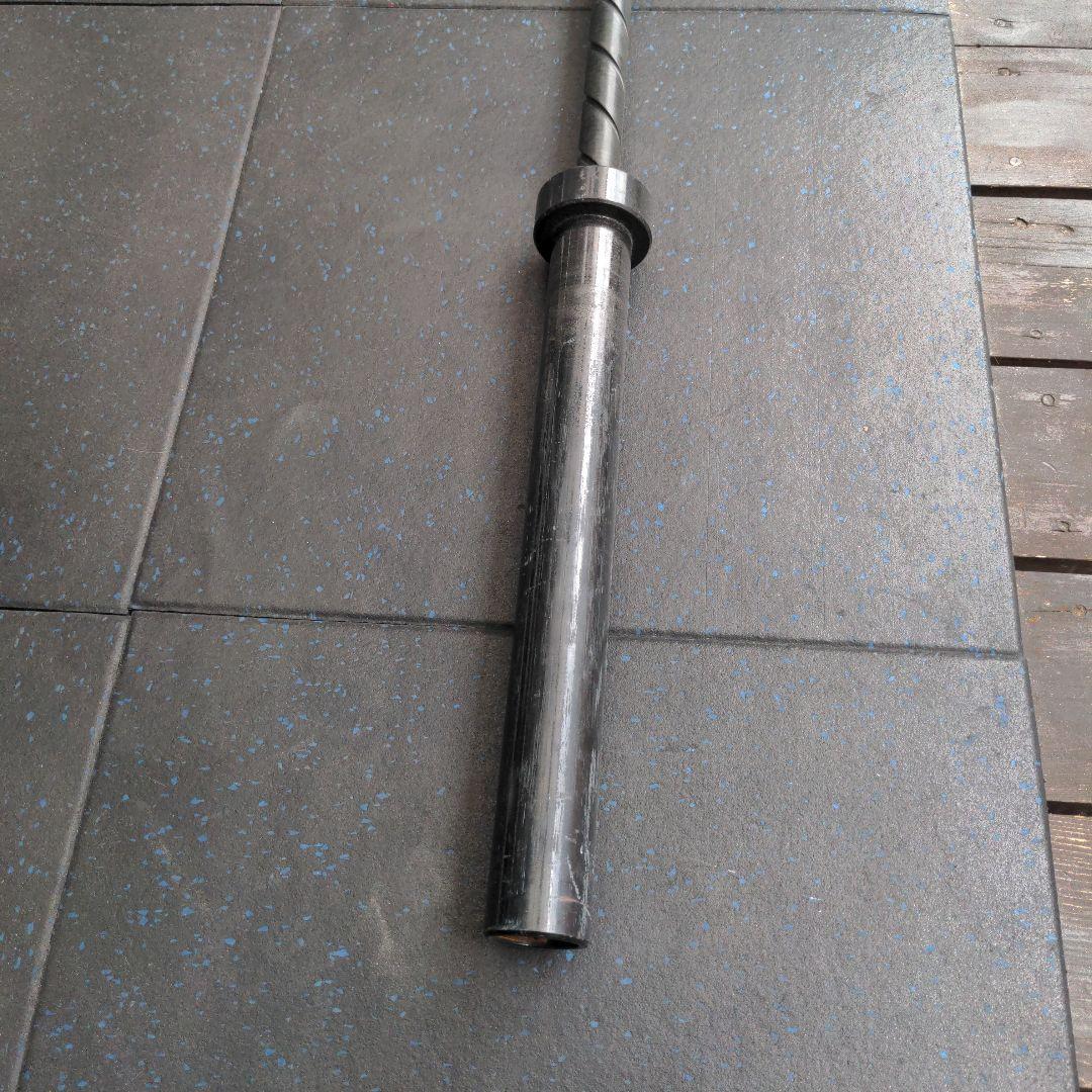 オリンピックシャフト　220cm　 可動グリップ付　引き取り限定