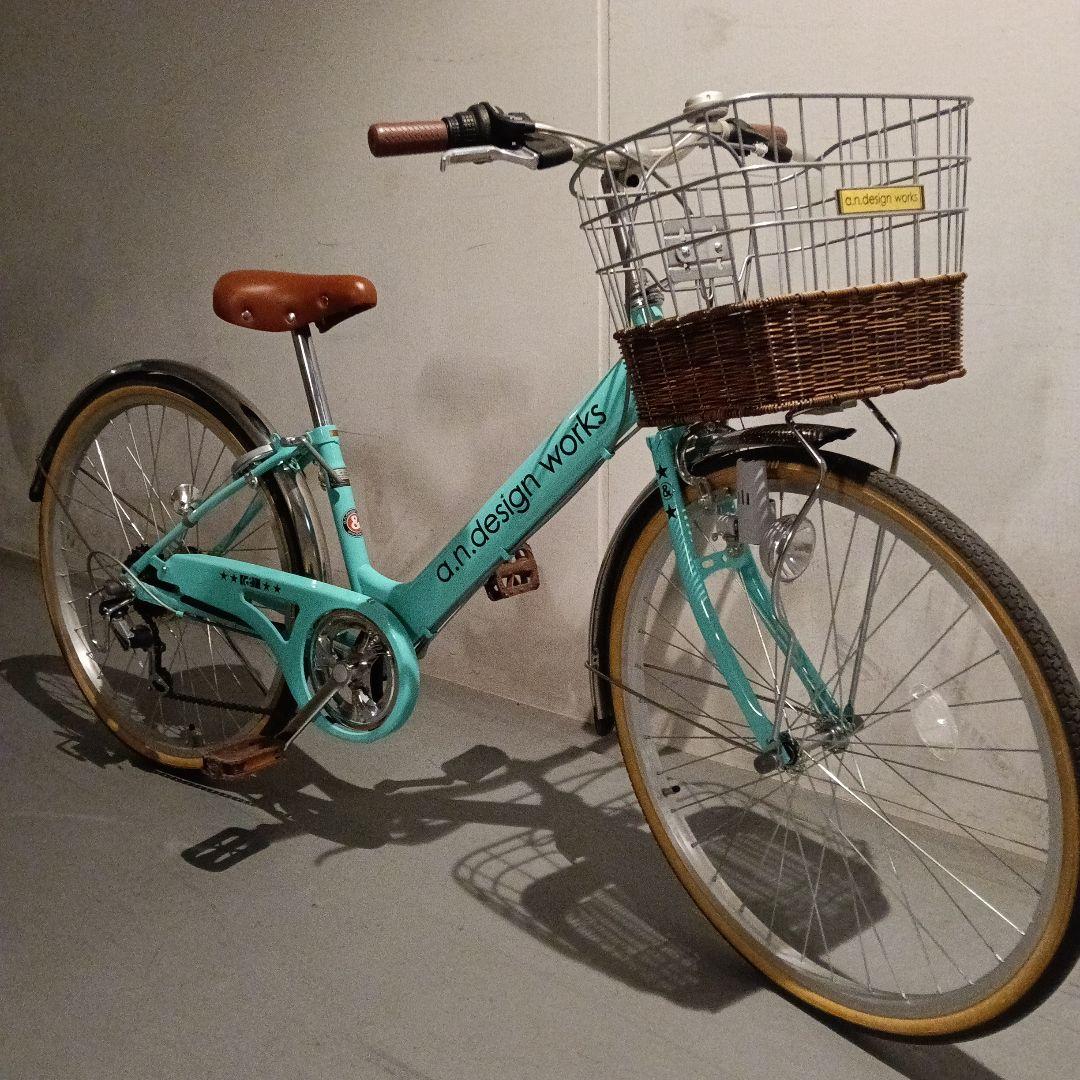 【引取限定(埼玉)】a.n.design works 子供用自転車 24インチ