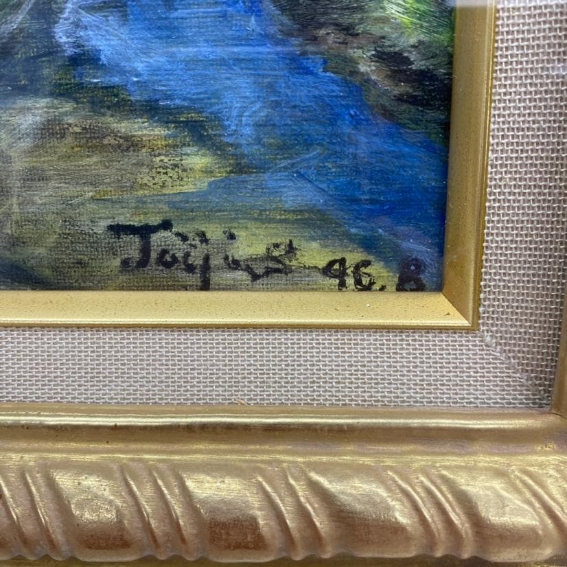 油絵 taiji.s 1996年08月　南フランスラベンダー　キャンバス8号