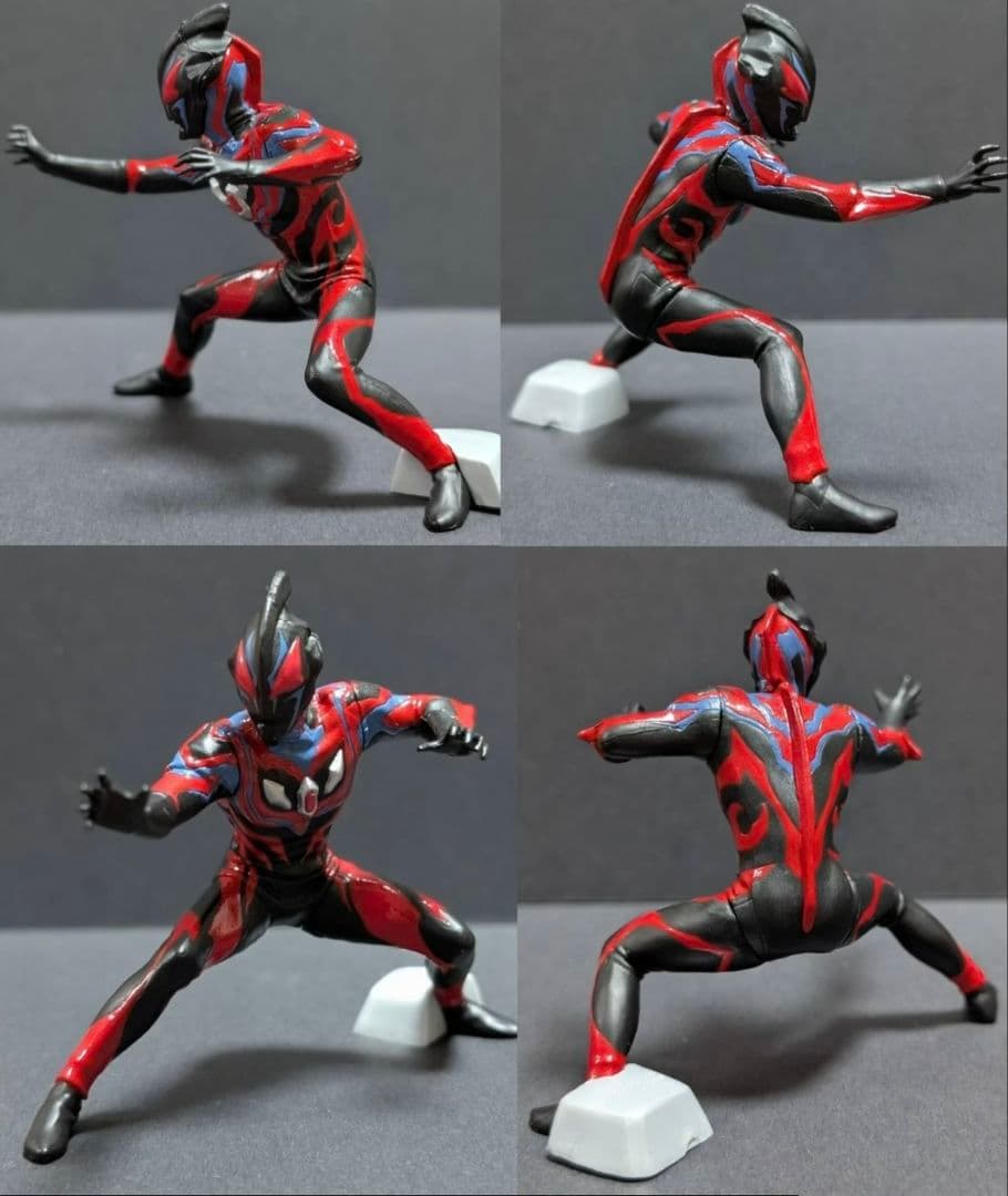 ＨＧシリーズウルトラマン（ダークネス軍団）改造リペイント全４種