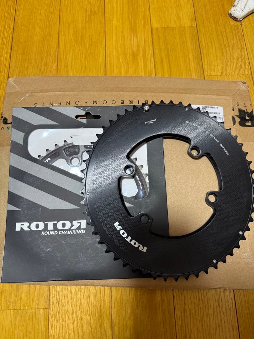 田*郎様 ROTOR チェーンリング 55T/42T BCD110