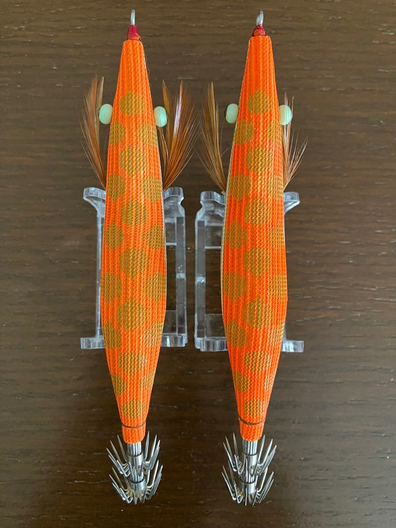 【美品】餌木猿 3.5号 米田塾長 スーパーシャロー2本　管理番号17