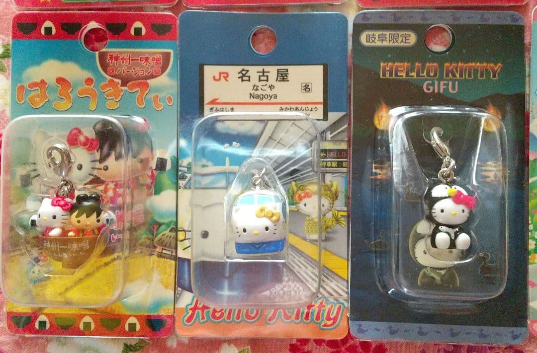 平成レトロ ハローキティ ご当地 根付け ファスナーマスコット 2002年～