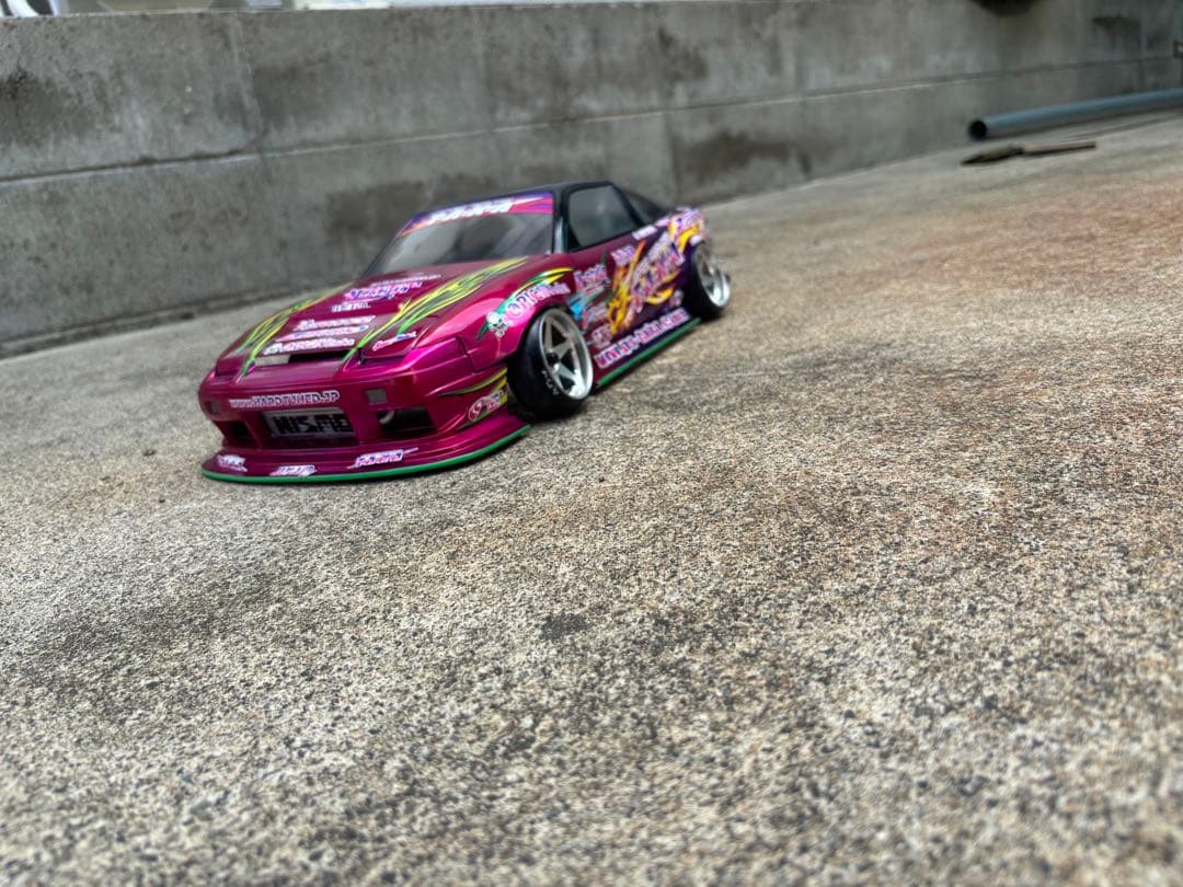1/10 ラジコンボディ　180sx 中村直樹カラー 未走行！新品！