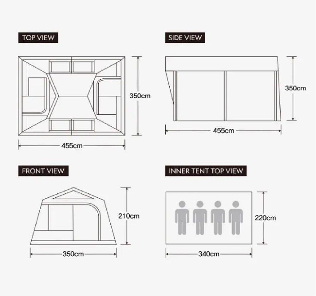 ナショナルジオグラフィック　オリジナルキャビンハウス　ロッジテント　①