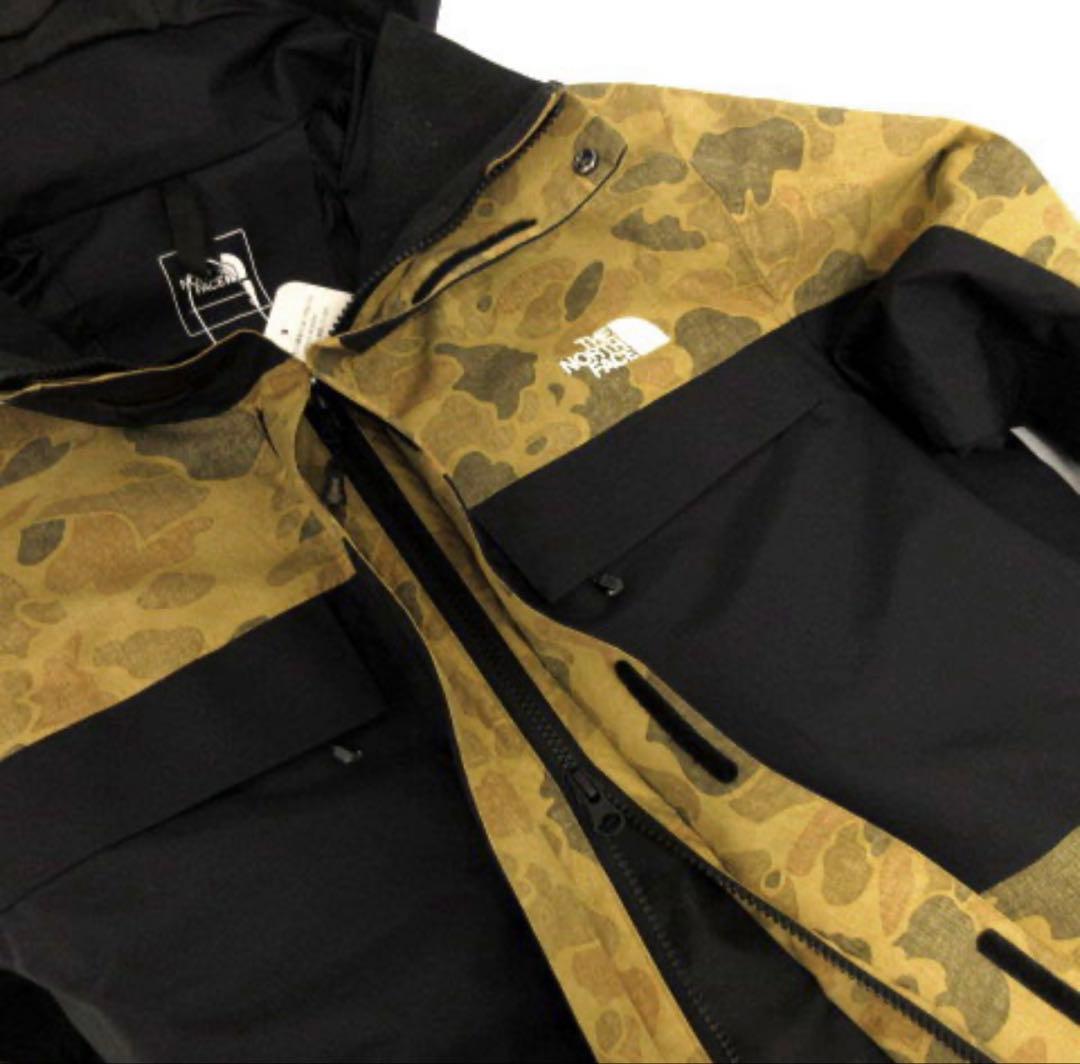The North Face スノボウェア ジャケット イエローカモ アウター
