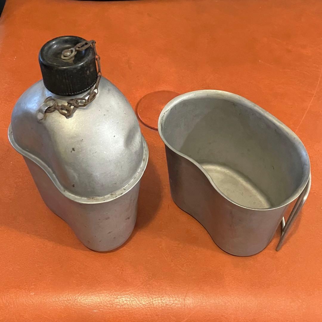 ヴィンテージ U.S.ミリタリー キャンティーン セット / 水筒