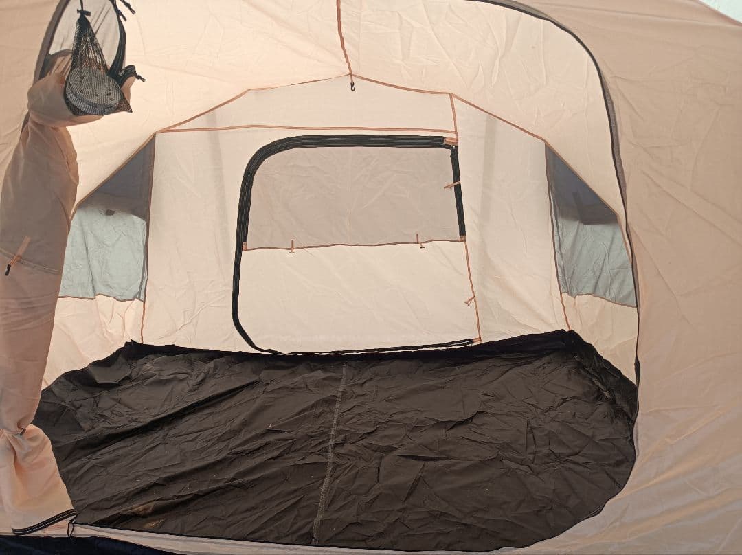 TOMOUNTオリーブグリーン ドーム型4人用テント タープ(バンドック)付き