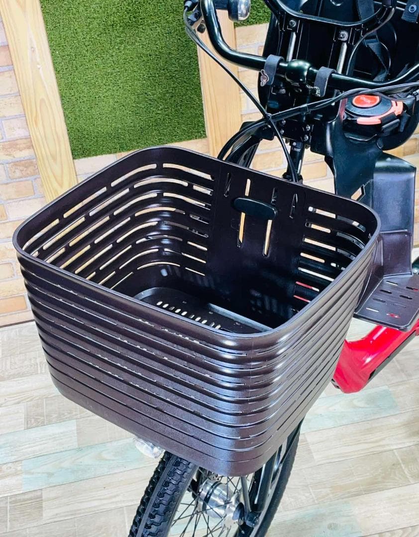 超人気 レッド 王様 ギュットアニーズ子供乗せ電動アシスト自転車 ZH2964