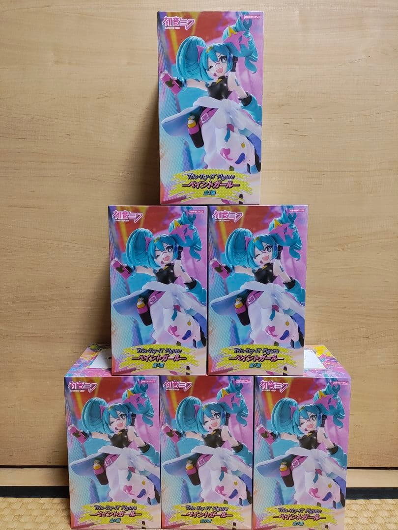 初音ミク ペイントガール フィギュア　6点