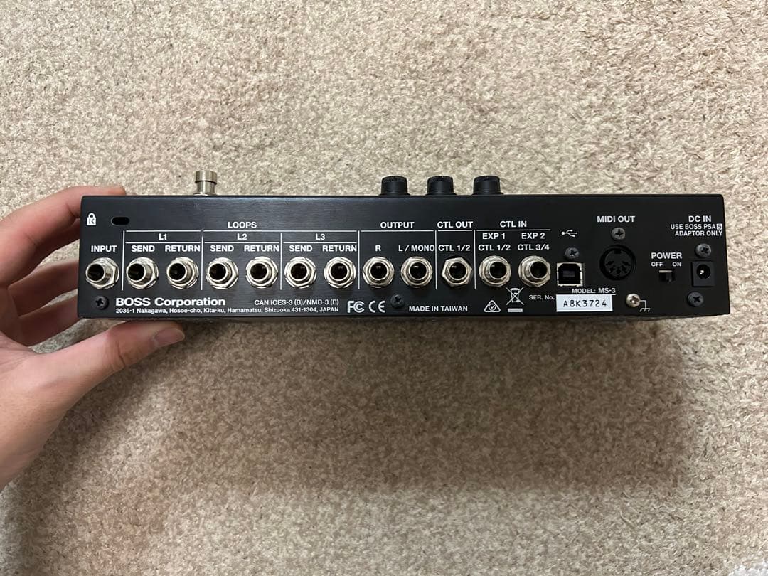 ms-3 boss 箱・アダプター付属