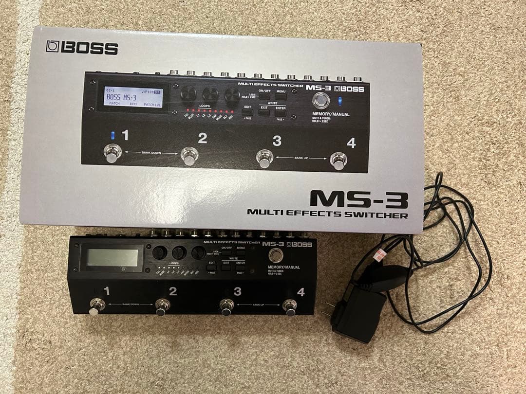 ms-3 boss 箱・アダプター付属