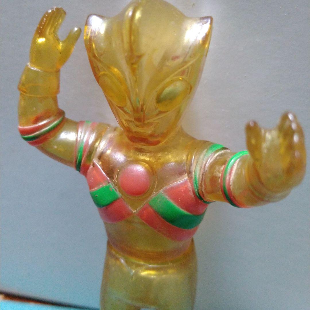 【当時物】【ブルマァク】　 トリプルファイター (クリアver) ソフビ