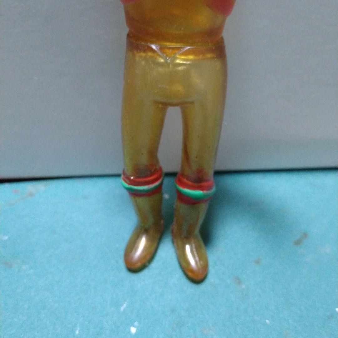 【当時物】【ブルマァク】　 トリプルファイター (クリアver) ソフビ