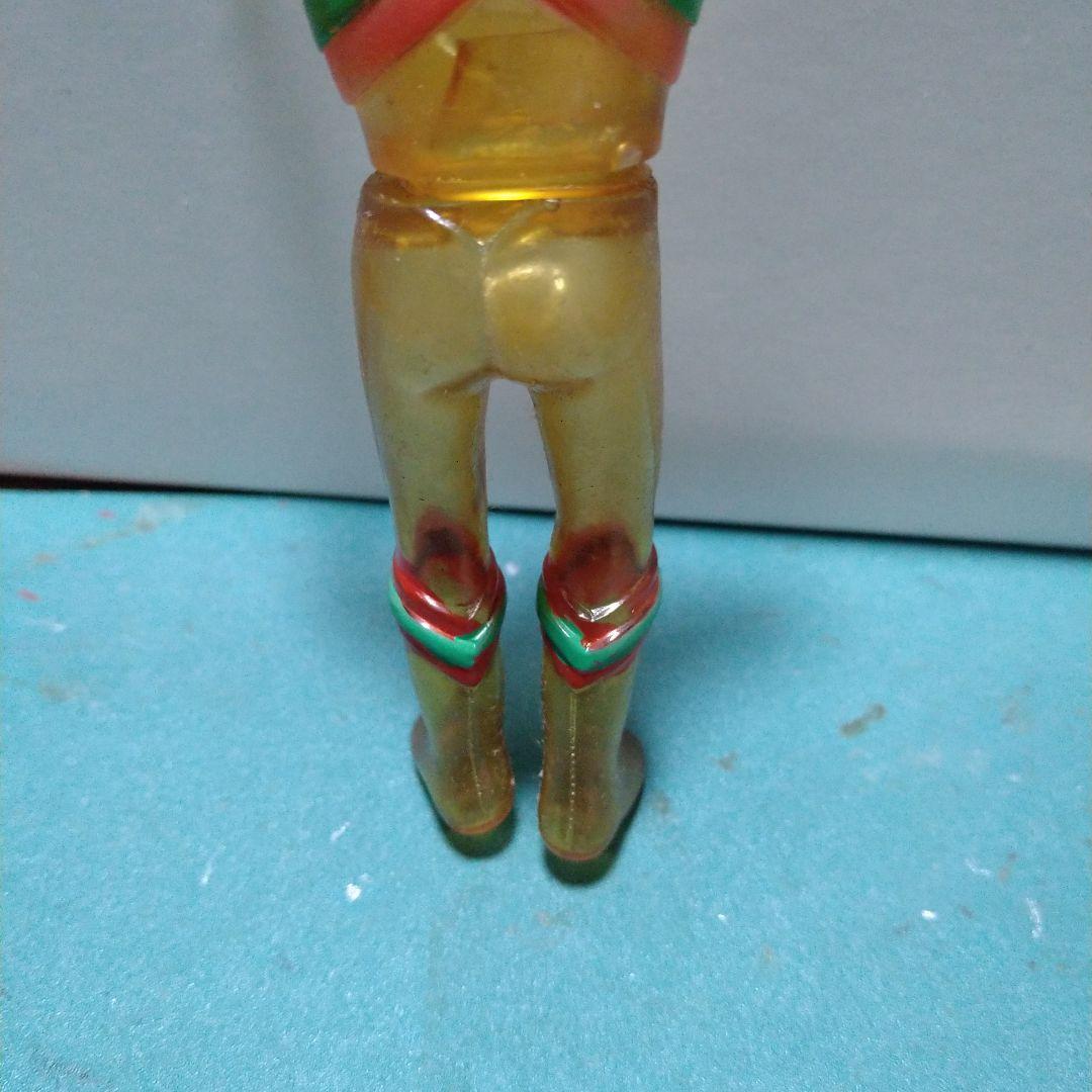 【当時物】【ブルマァク】　 トリプルファイター (クリアver) ソフビ