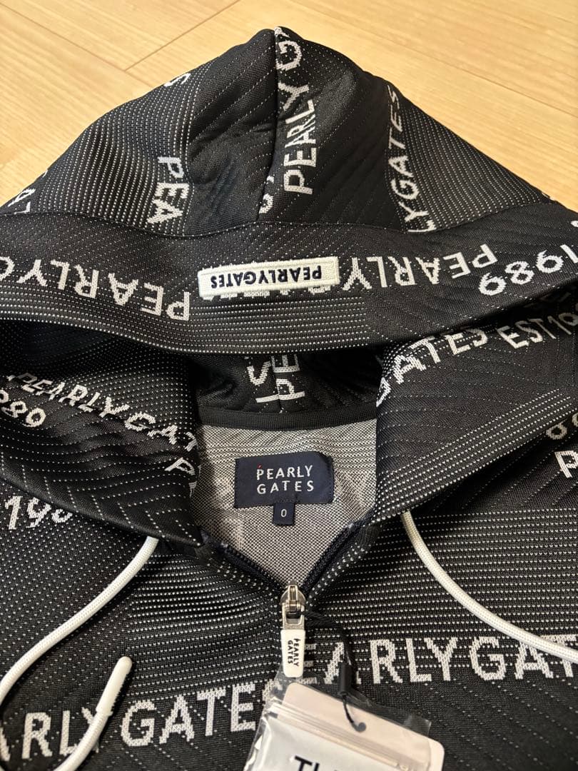 PEARLY GATES フード付きジップアップセーター サイズ0