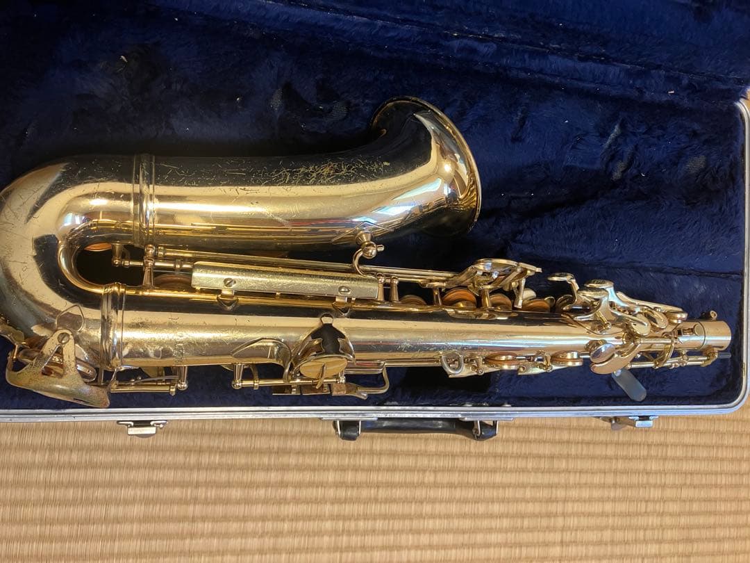 conn アルトサックス　整備前　現状品　マウスピース　リガチャー　キャップなど
