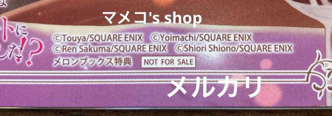悪役令嬢は溺愛ルートに入りました!? 1巻【メロンブックス特典】※書籍無し※