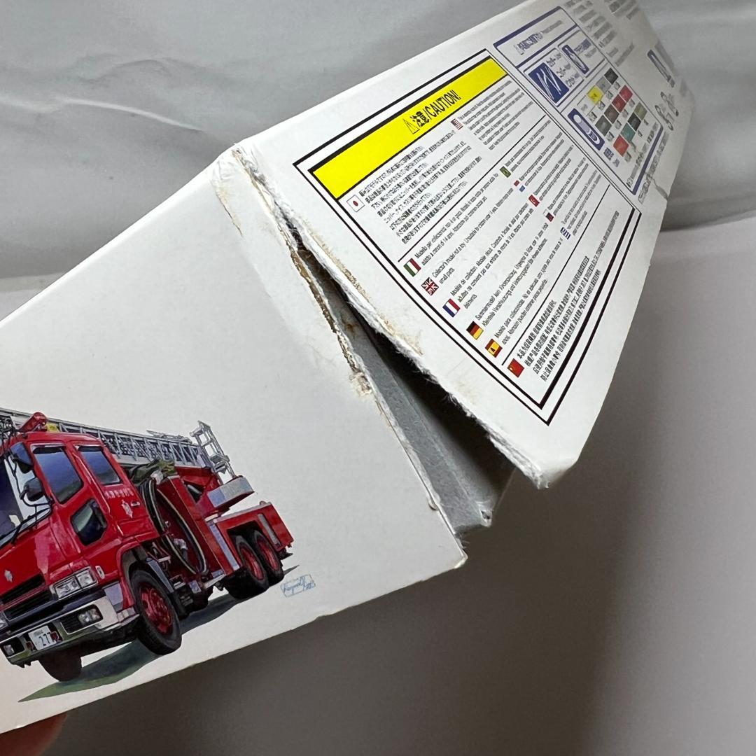 け267 未組立 アオシマ 1/72 はしご付き消防車 大津市消防局 東はしご1