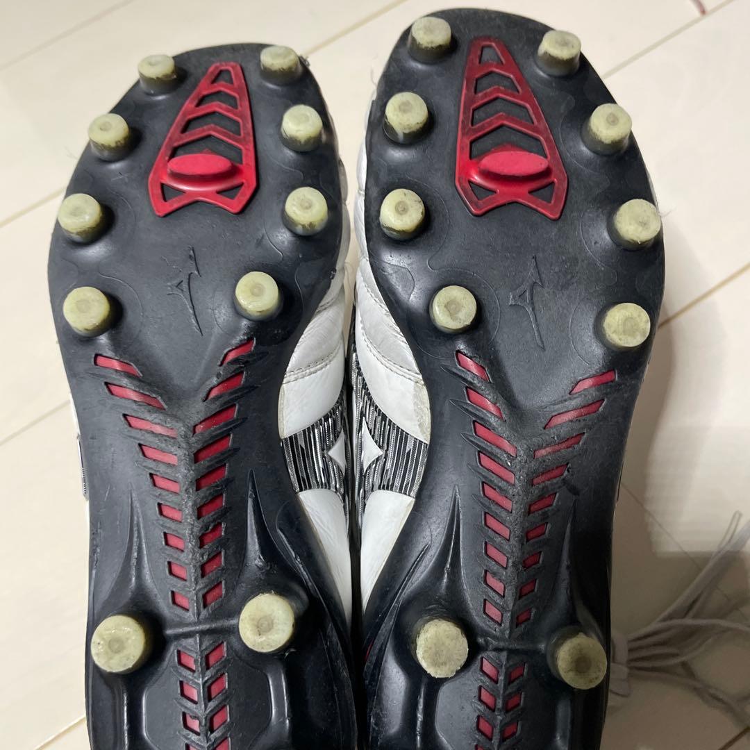 Mizuno Neo サッカーシューズ スパイク ホワイト/レッド