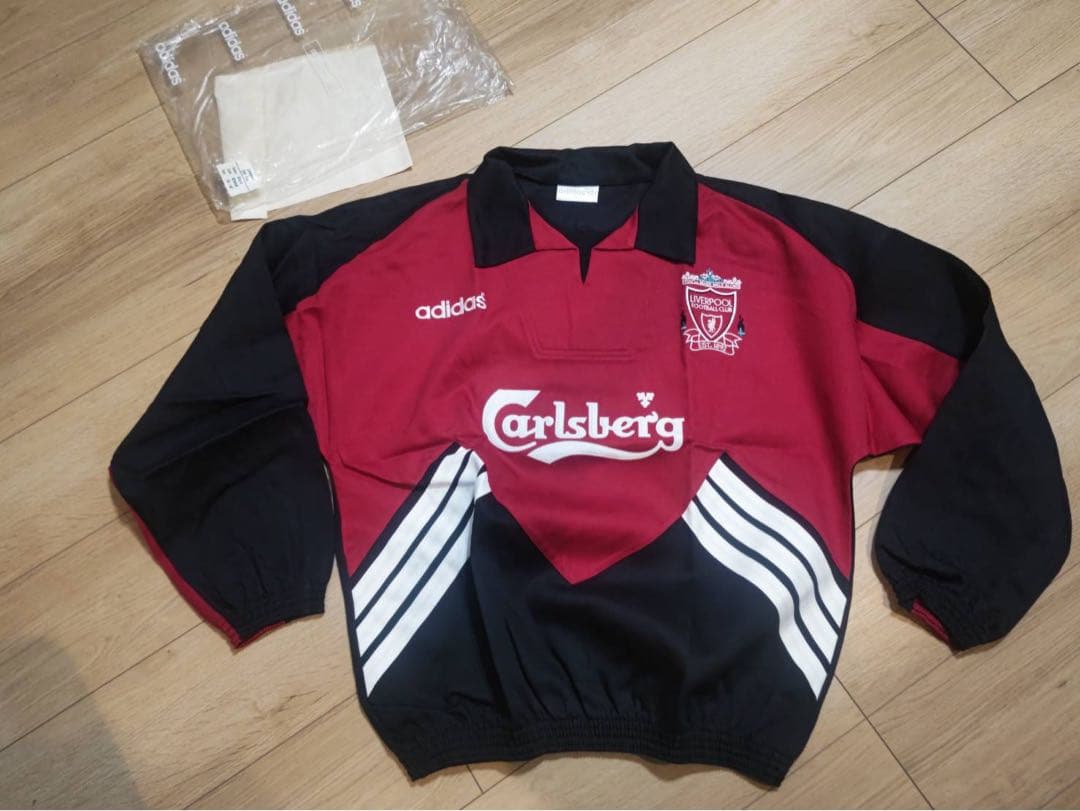【最終値下げ】希少！90年代アディダス リバプールFC刺繍ジャケットヴィンテージ