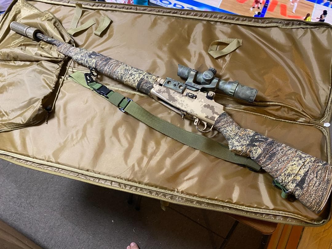 ジ*ン様 【マルイ】電動ガン_M14_ガチムチフルセット！_デザート迷彩