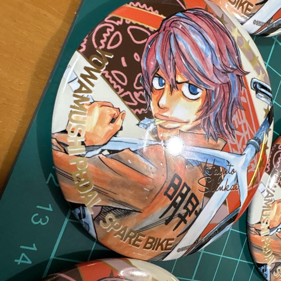 弱虫ペダル 秋田書店 SPARE BIKE 原作柄 新開隼人 缶バッジ 30点