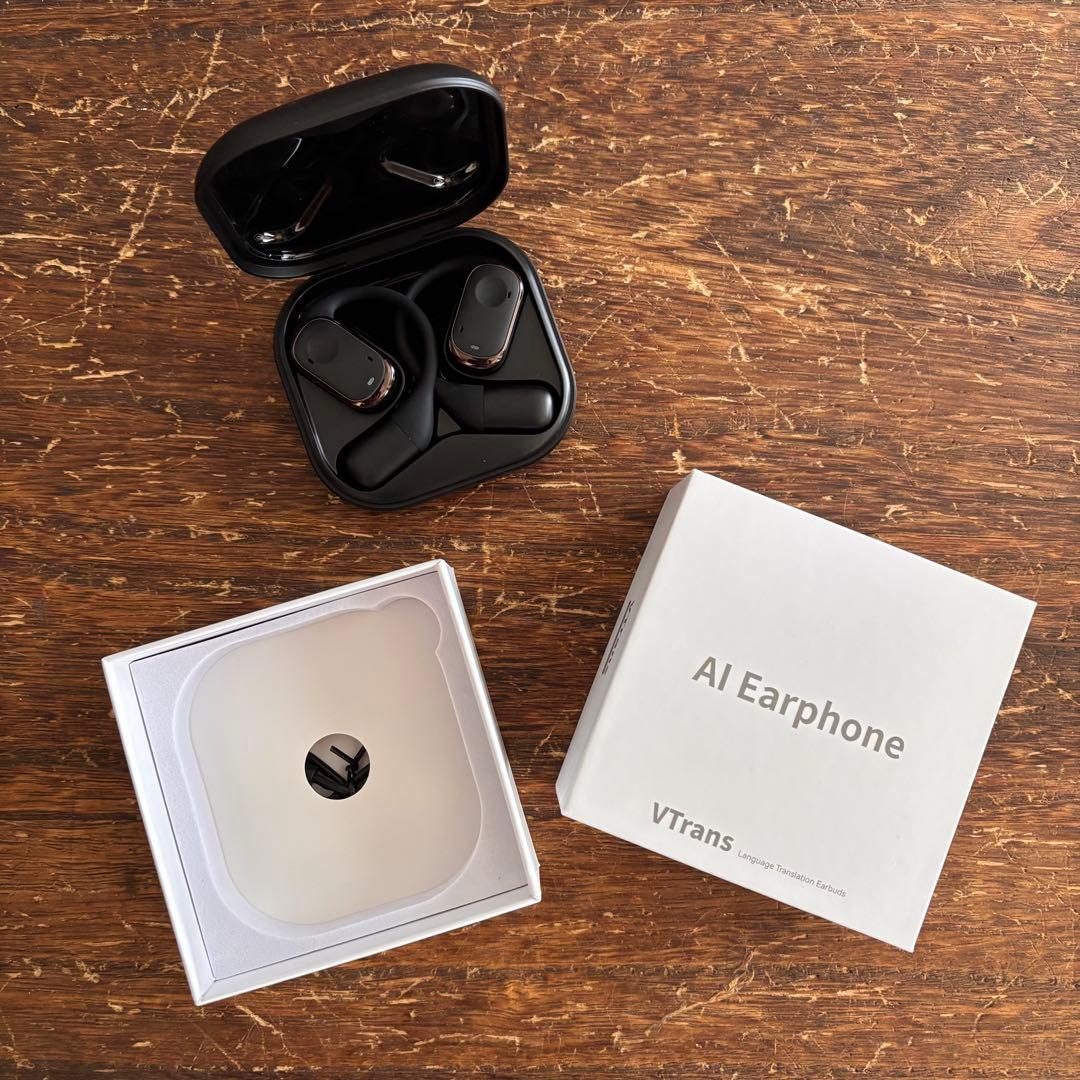 【新品】VTrans-G5 400mAhイヤホン翻訳機 138言語対応
