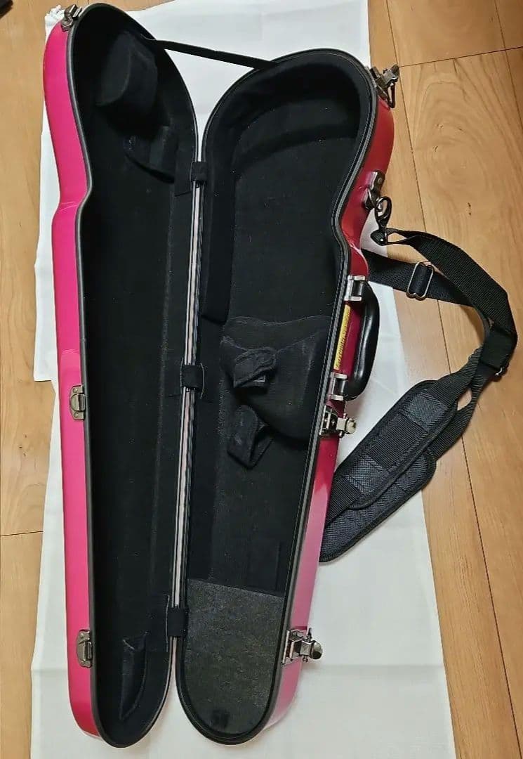 Eastman バイオリンケース メタリックピンク