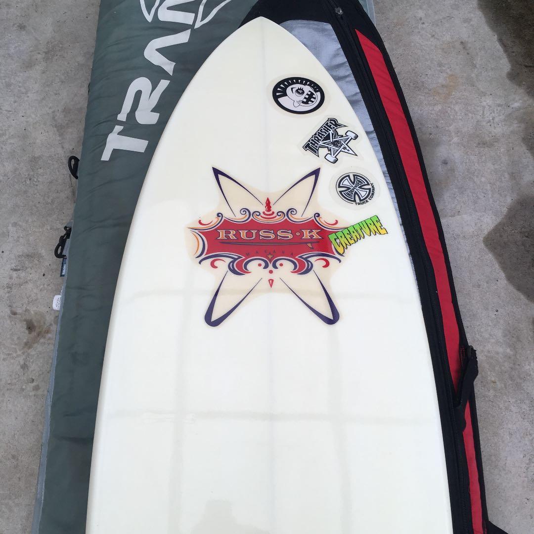 Russ-k 6.9 ファンボード　シングルフィン　ハワイで購入