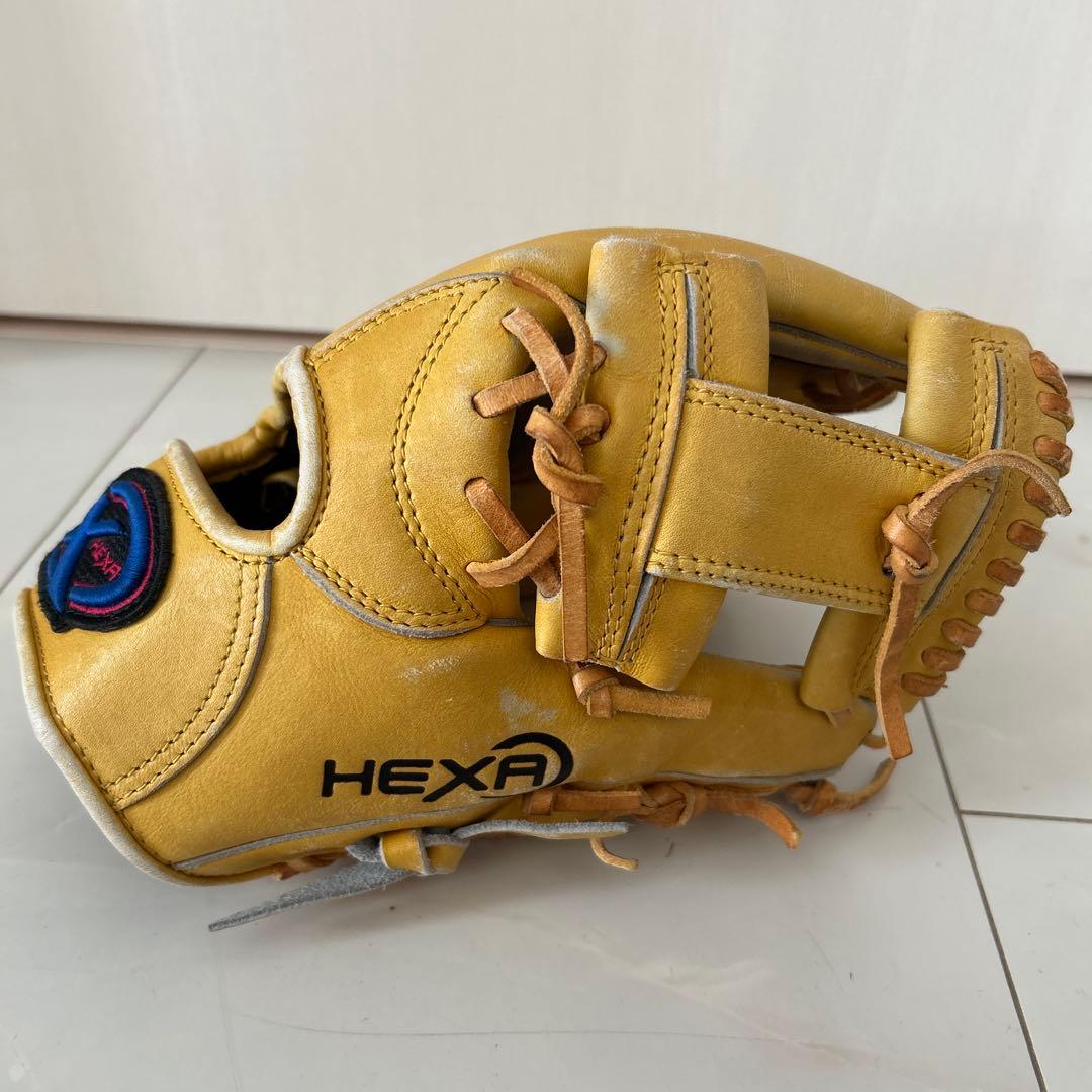 内野手用 HEXA SPORTS 軟式 グローブ 野球 右投げ ヘキサ国産グラブ