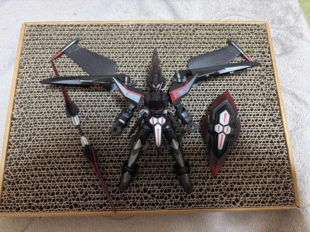 ダンボール戦記　LBXオーディーンmk2 アキレスD9 ジャンク　塗装完成品