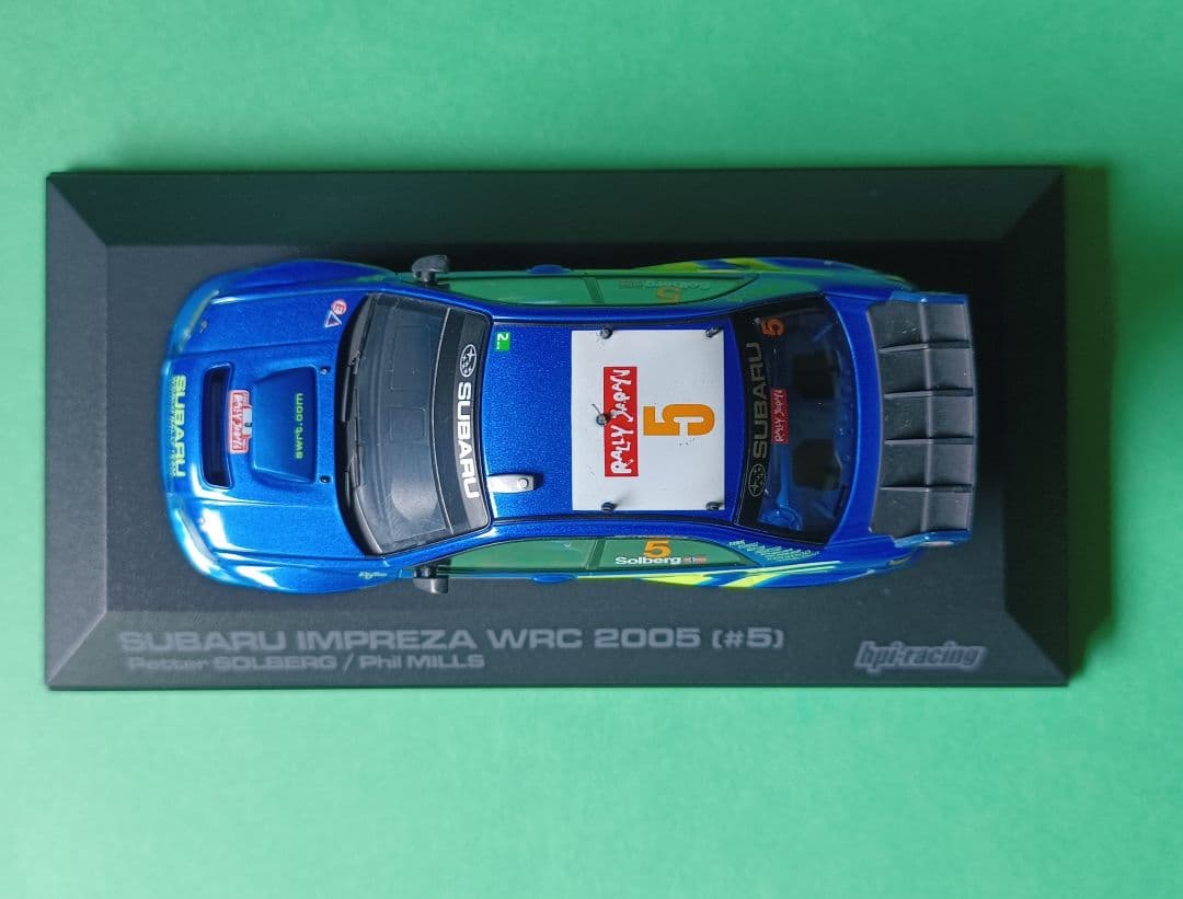 【ソルベルグ 無念】hpi 1/43 スバル・インプレッサ WRC2005 #5